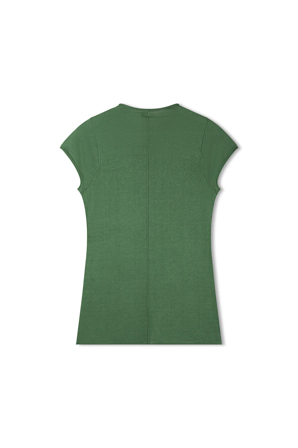 Cotton Blend Knit Top - Eucalyptus