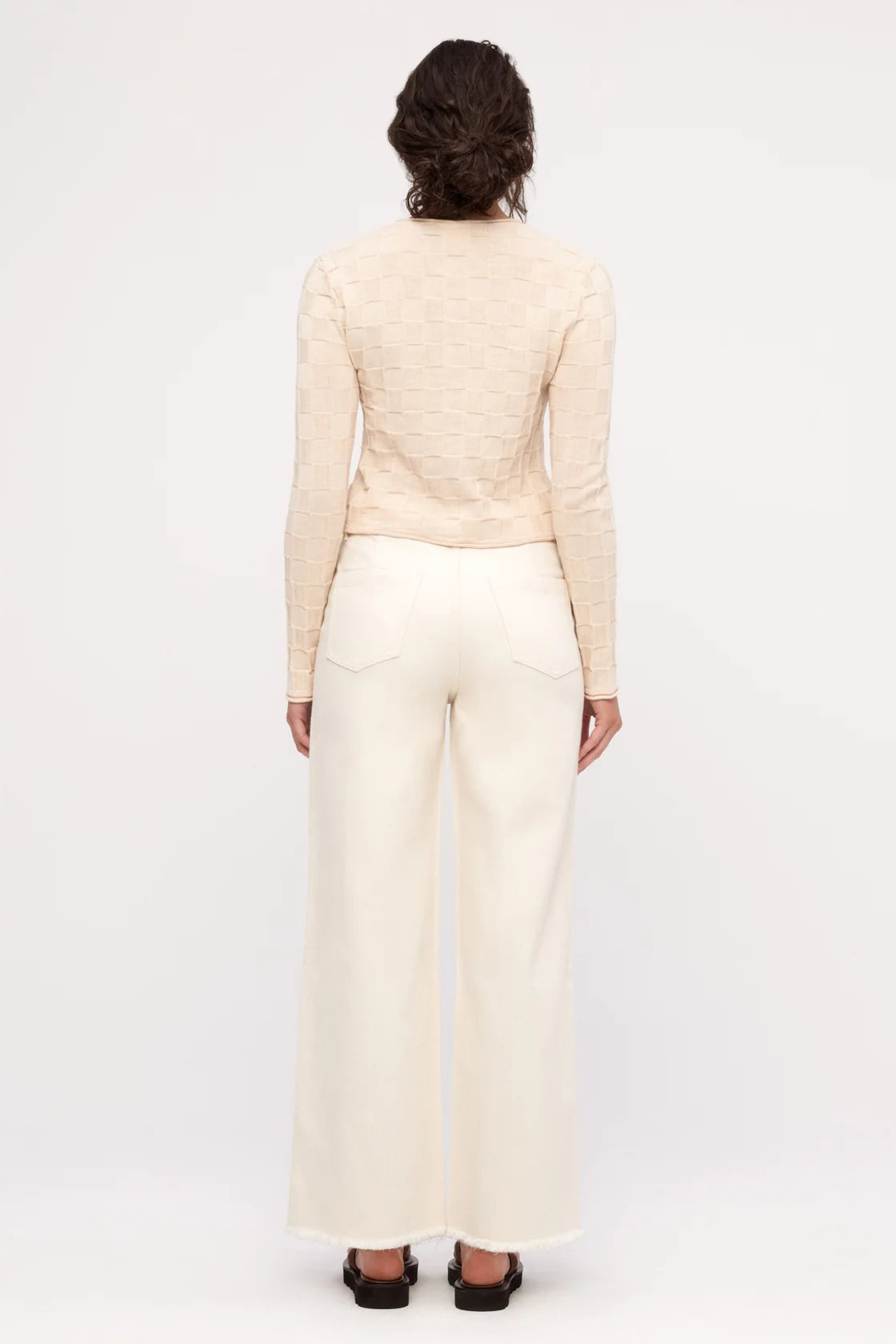 Organic Mid Rise Jean - Coconut