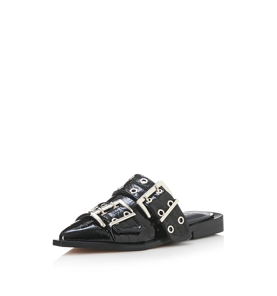 Zinia - Black Crinkle