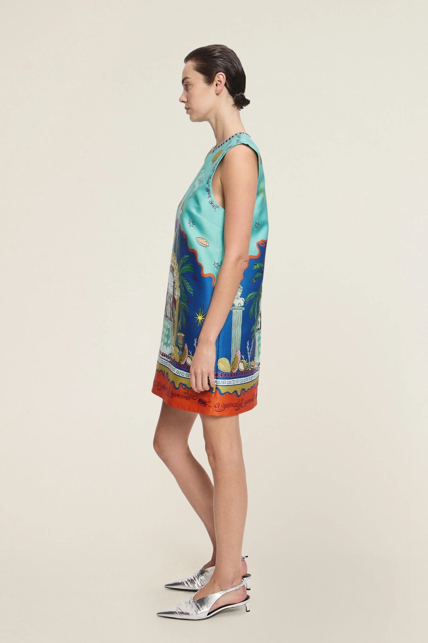 SURREALIST SUMMER MINI DRESS