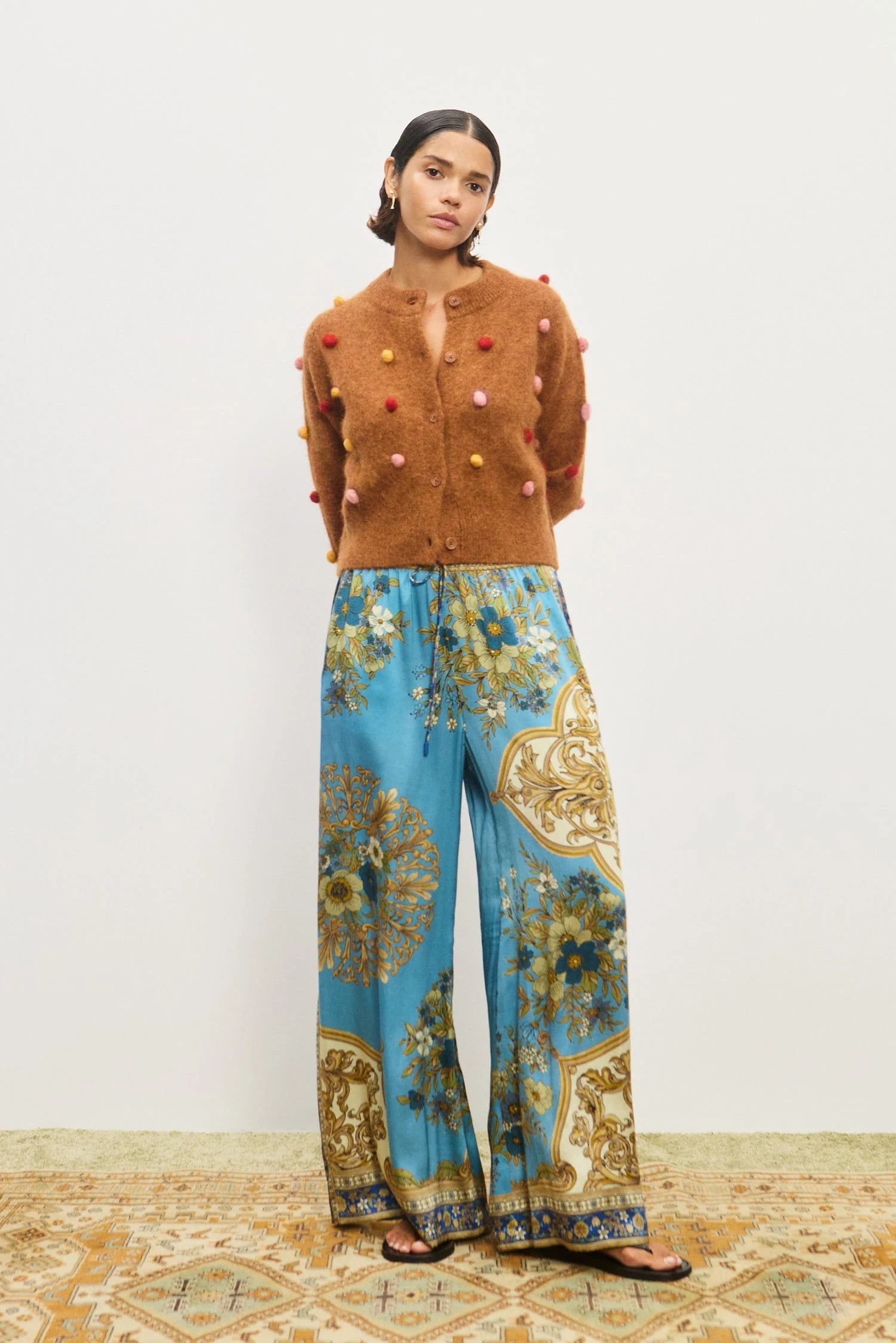 Cassie silk pant