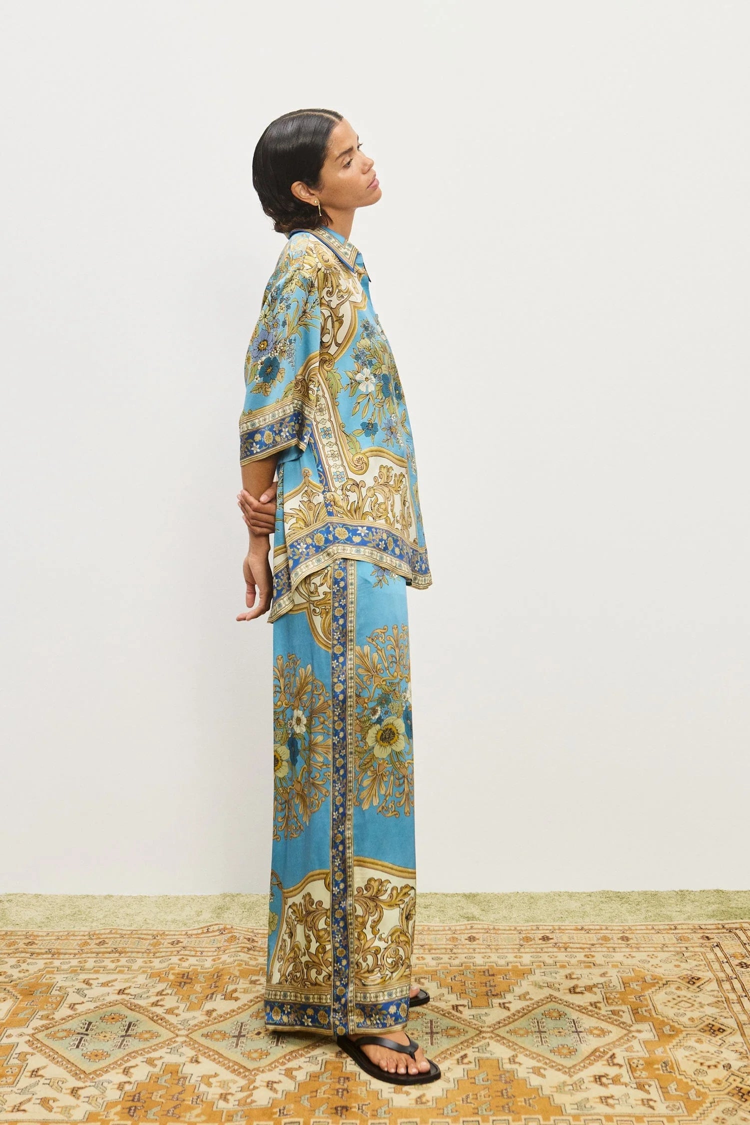 Cassie silk pant