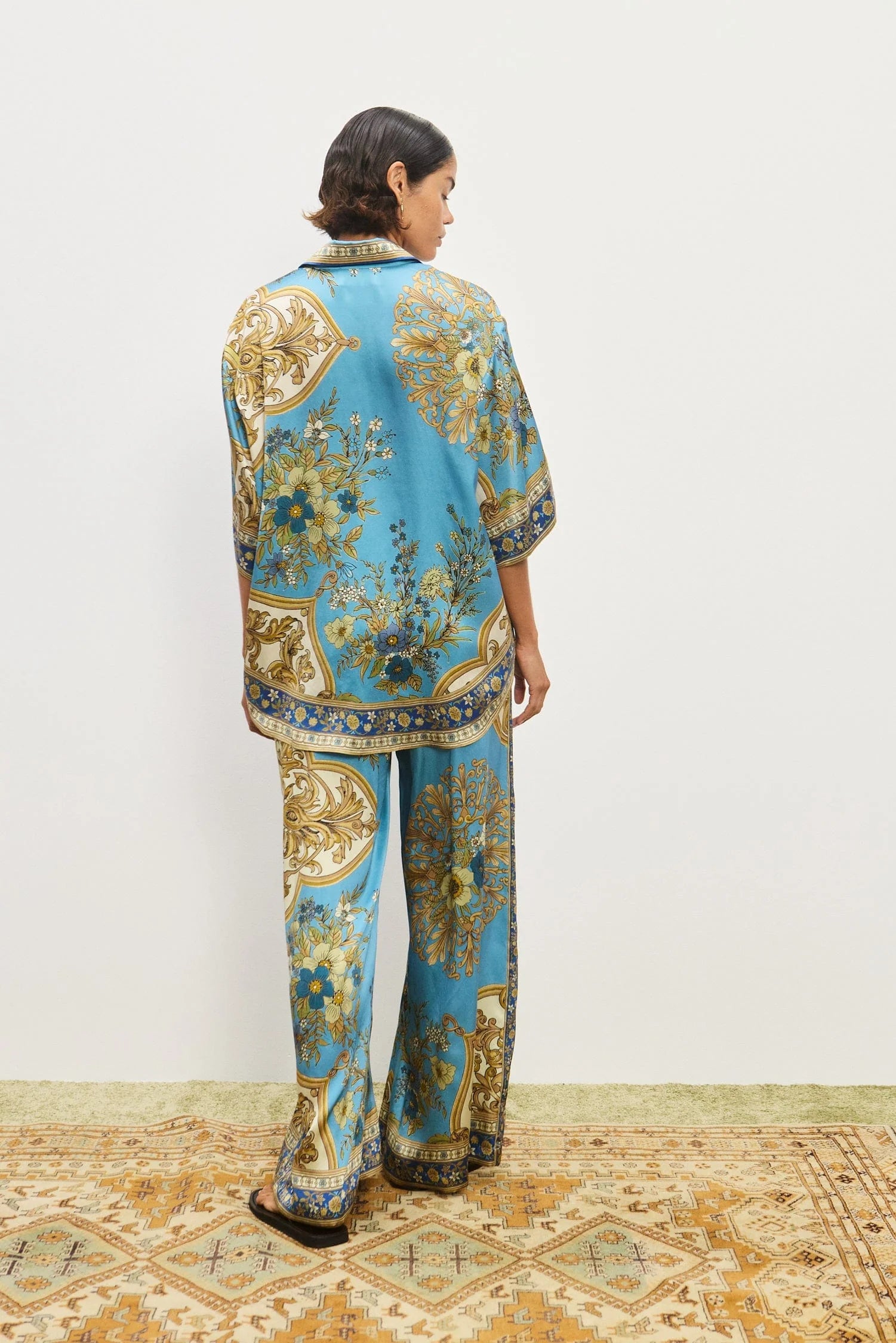 Cassie silk pant