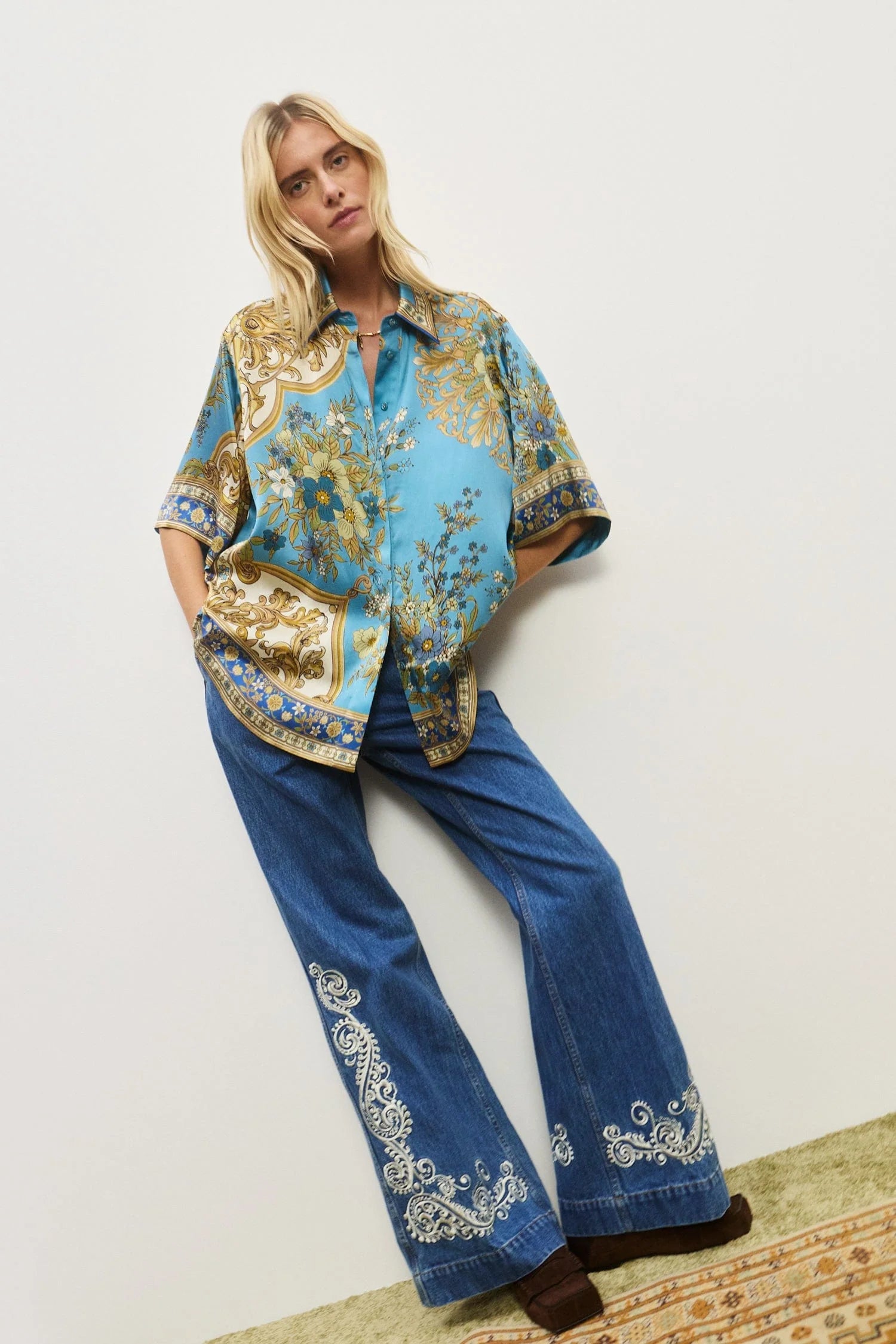 Cassie silk shirt