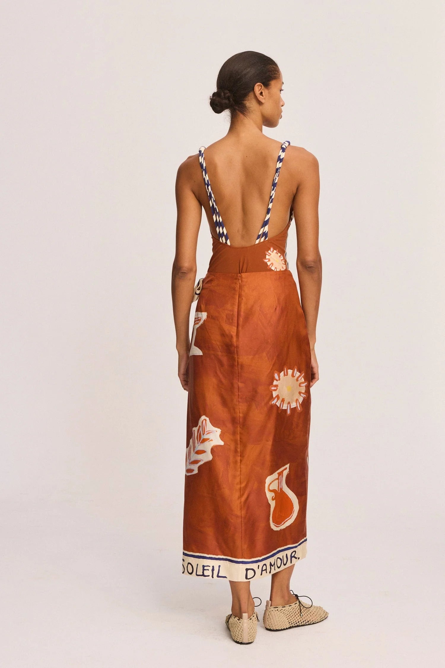 soleil d'amour silk sarong skirt