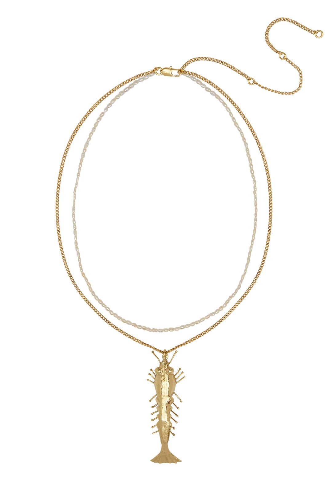 BANANA HOUSE LOBSTER PEARL NECKLACE