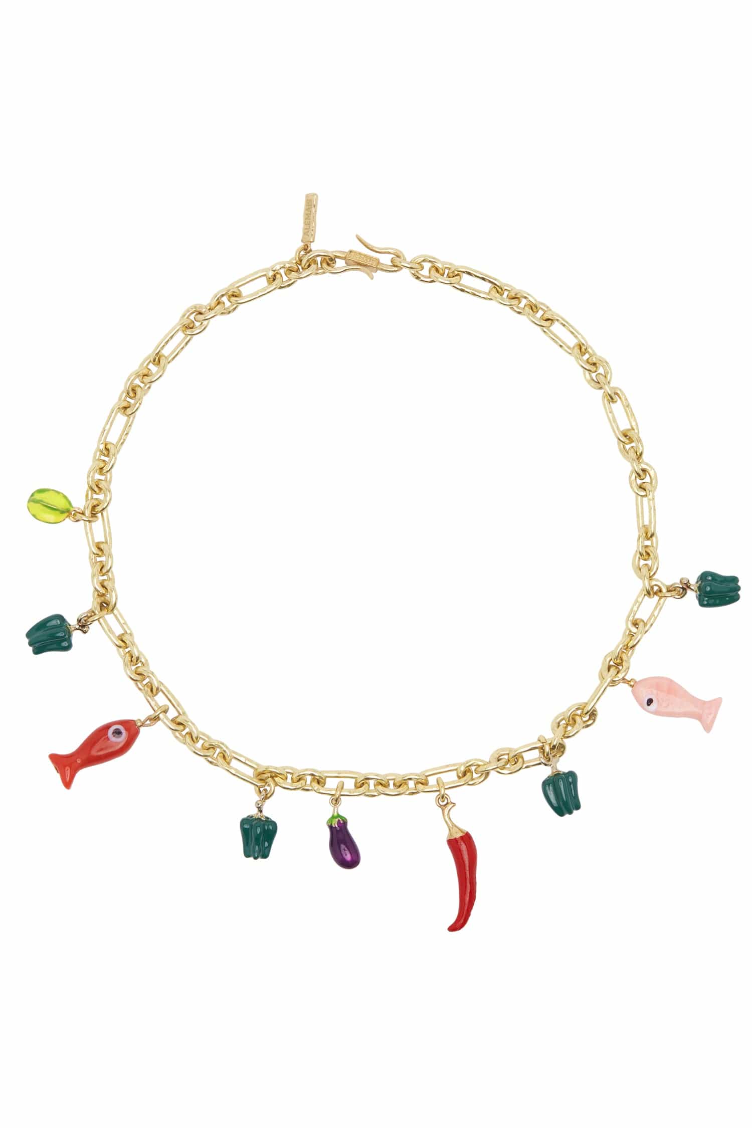 tesori fish bead necklace