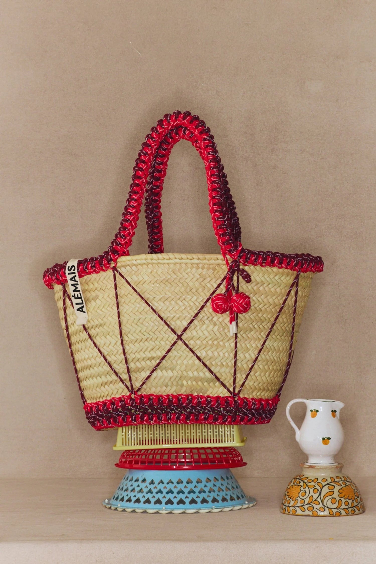 LALO MACRAME CORD MAXI BASKET