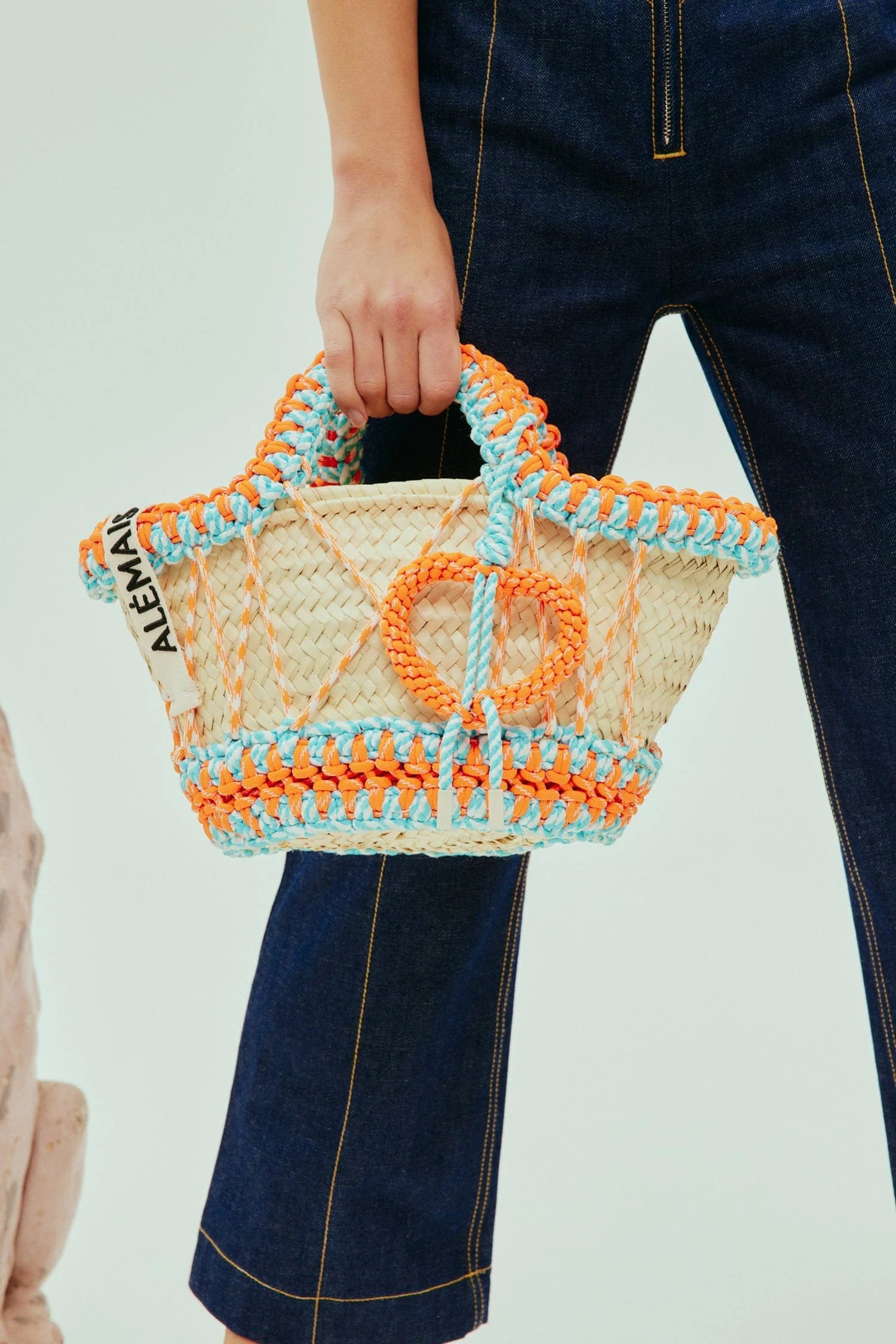 LUIS MACRAME CORD MINI BASKET