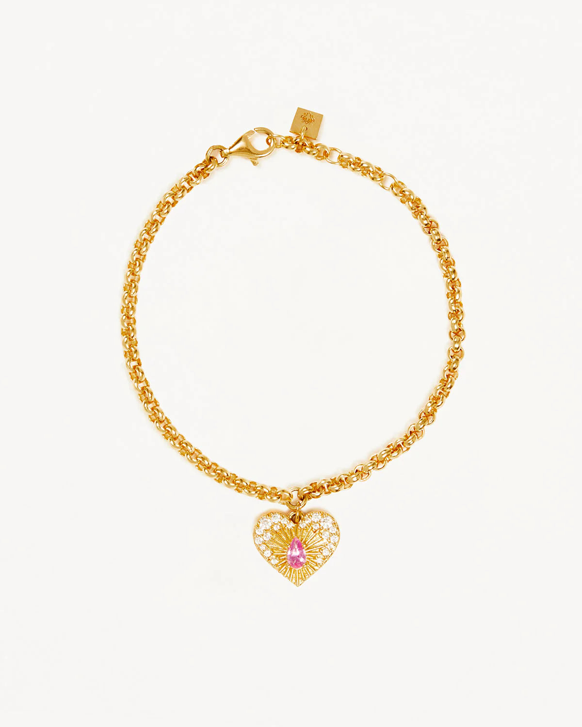 18k Gold Vermeil Connect With Your Heart Bracelet