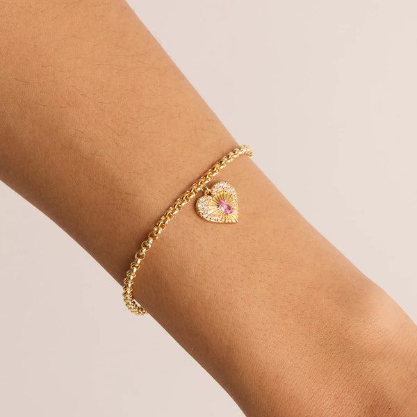 CONNECT WITH YOUR HEART BRACELET 18k GOLD VERMEIL
