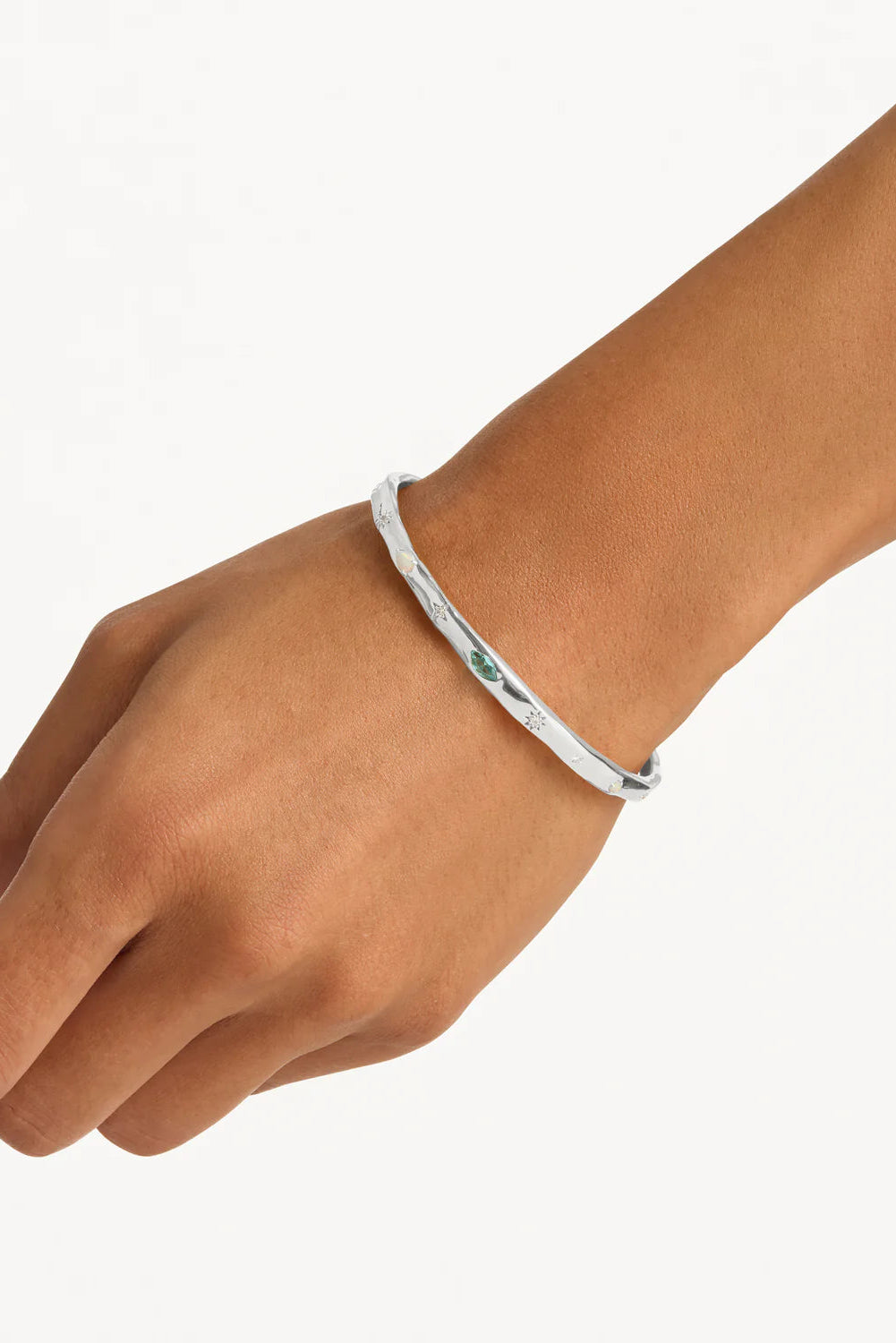 Hope and Protection Cuff - Sterling Silver