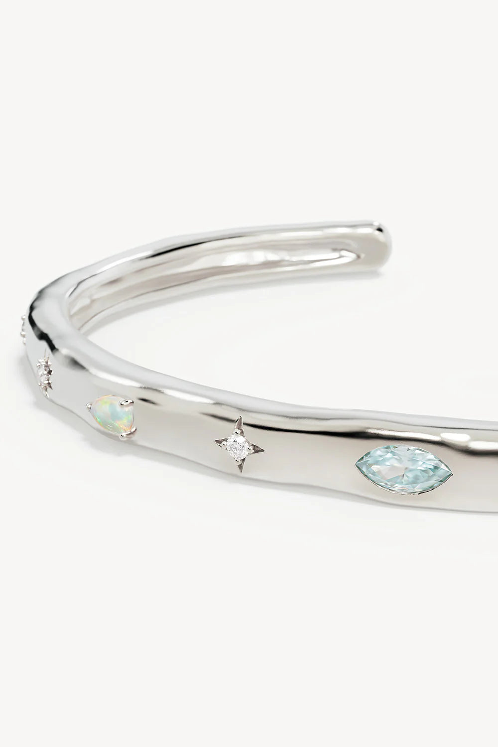 Hope and Protection Cuff - Sterling Silver