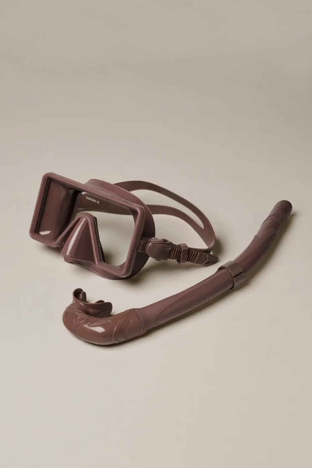Barbados Dive Mask and Snorkel - Chocolate