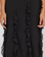 CHEYENNE MAXI DRESS - BLACK
