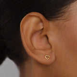 PURE LOVE STUD EARRING - GOLD