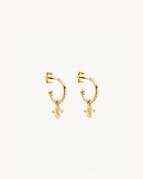 LIVE IN LIGHT HOOP EARRINGS - 18K VERMEIL GOLD