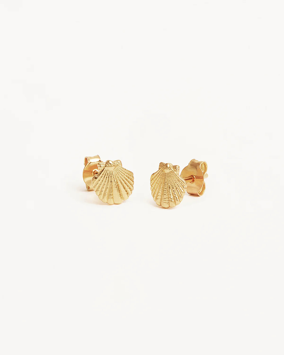 18k Gold Vermeil By the Shore Shell Stud Earrings