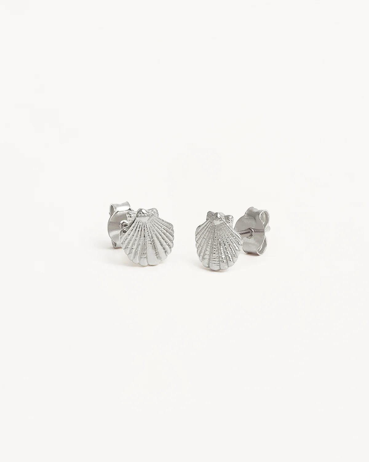 STERLING SILVER By the Shore Shell Stud Earrings