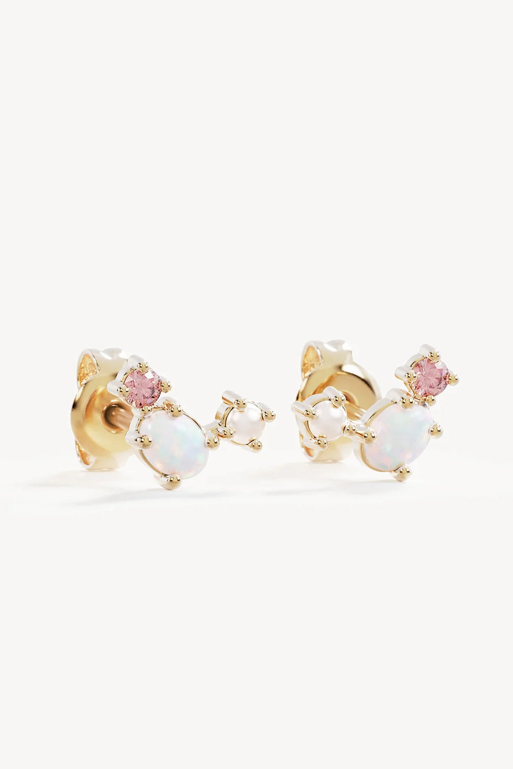 18k Gold Vermeil Cosmic Bloom Stud Earrings