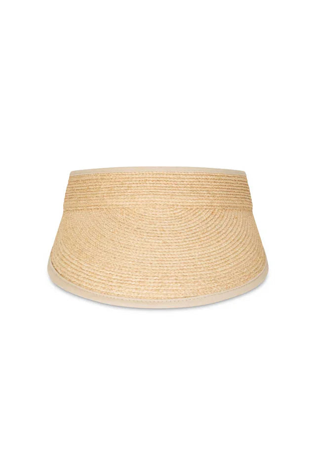 ELASTIC VISOR - RAFFIA