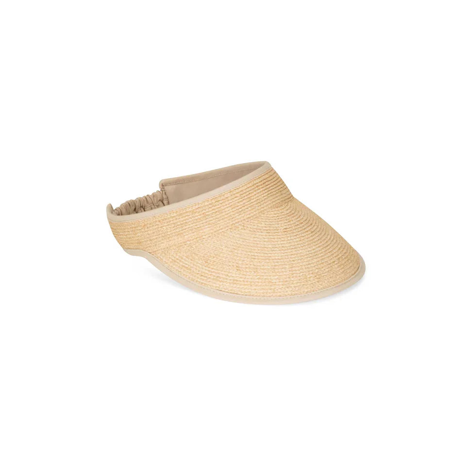 ELASTIC VISOR - RAFFIA