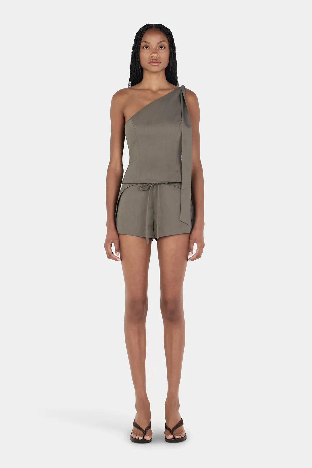 Carrie Asym Top Forest