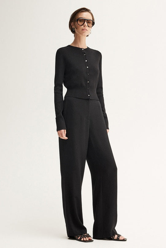 Penny Knit Cardigan - Black