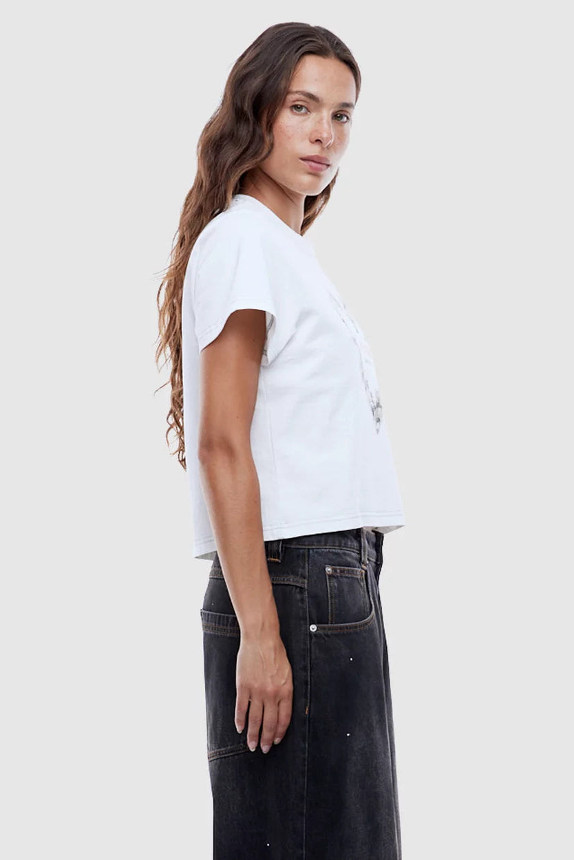 Rose Heart Relaxed Baby Tee