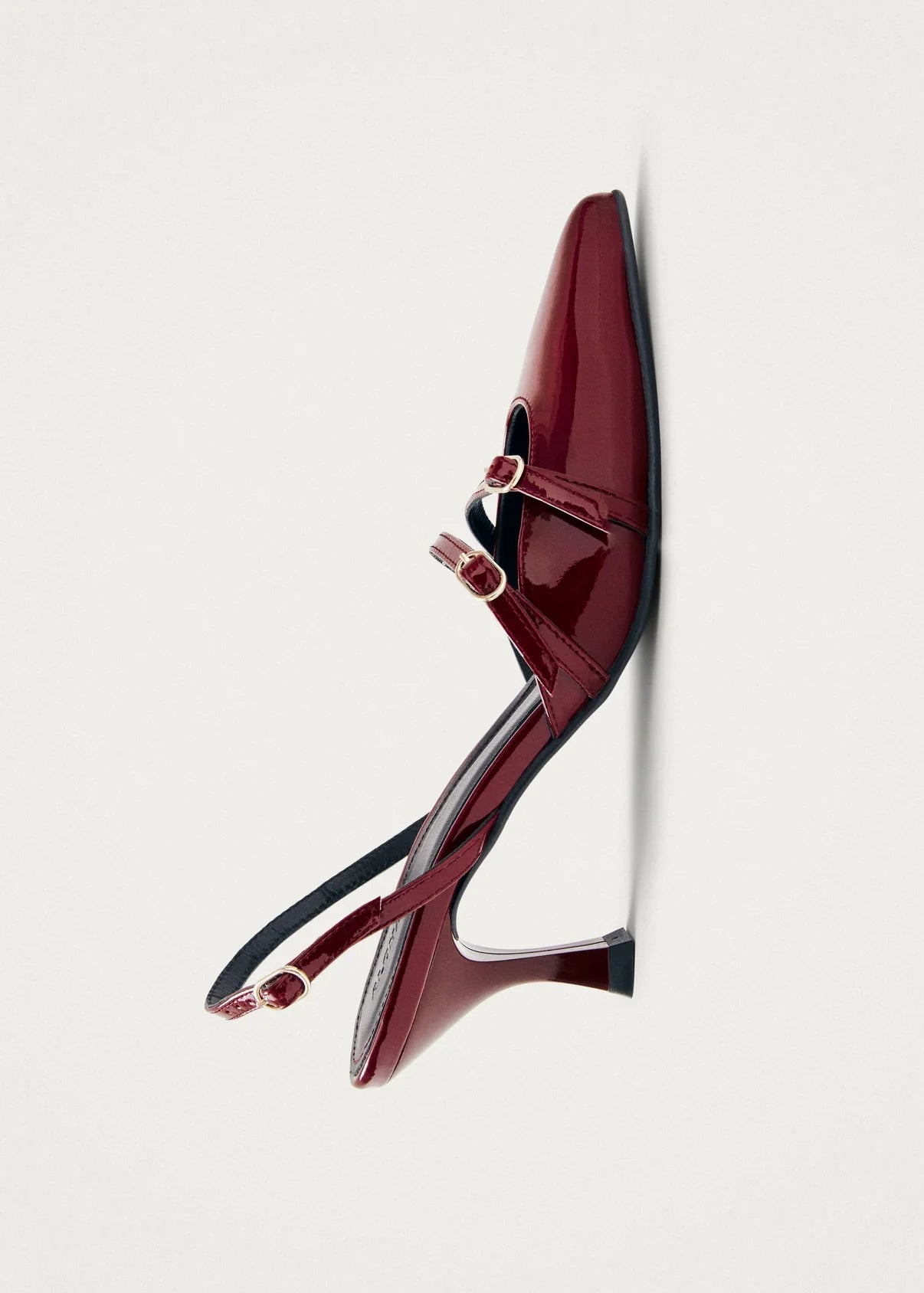 JOELLE ONIX BURGUNDY LEATHER PUMPS