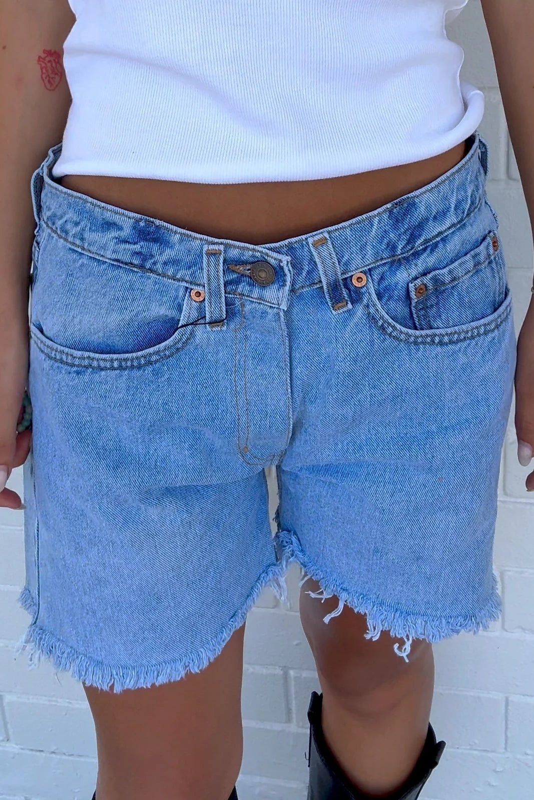 Vintage Levi’s Classic Cut – Reworked Denim Shorts