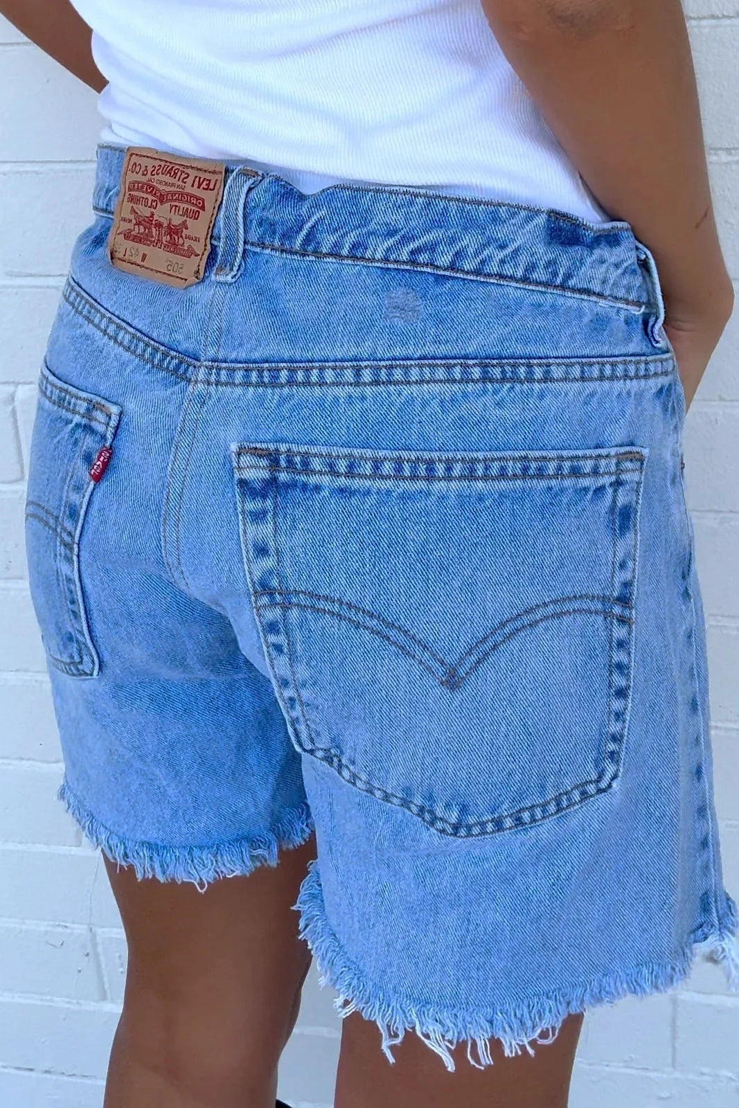 Vintage Levi’s Classic Cut – Reworked Denim Shorts