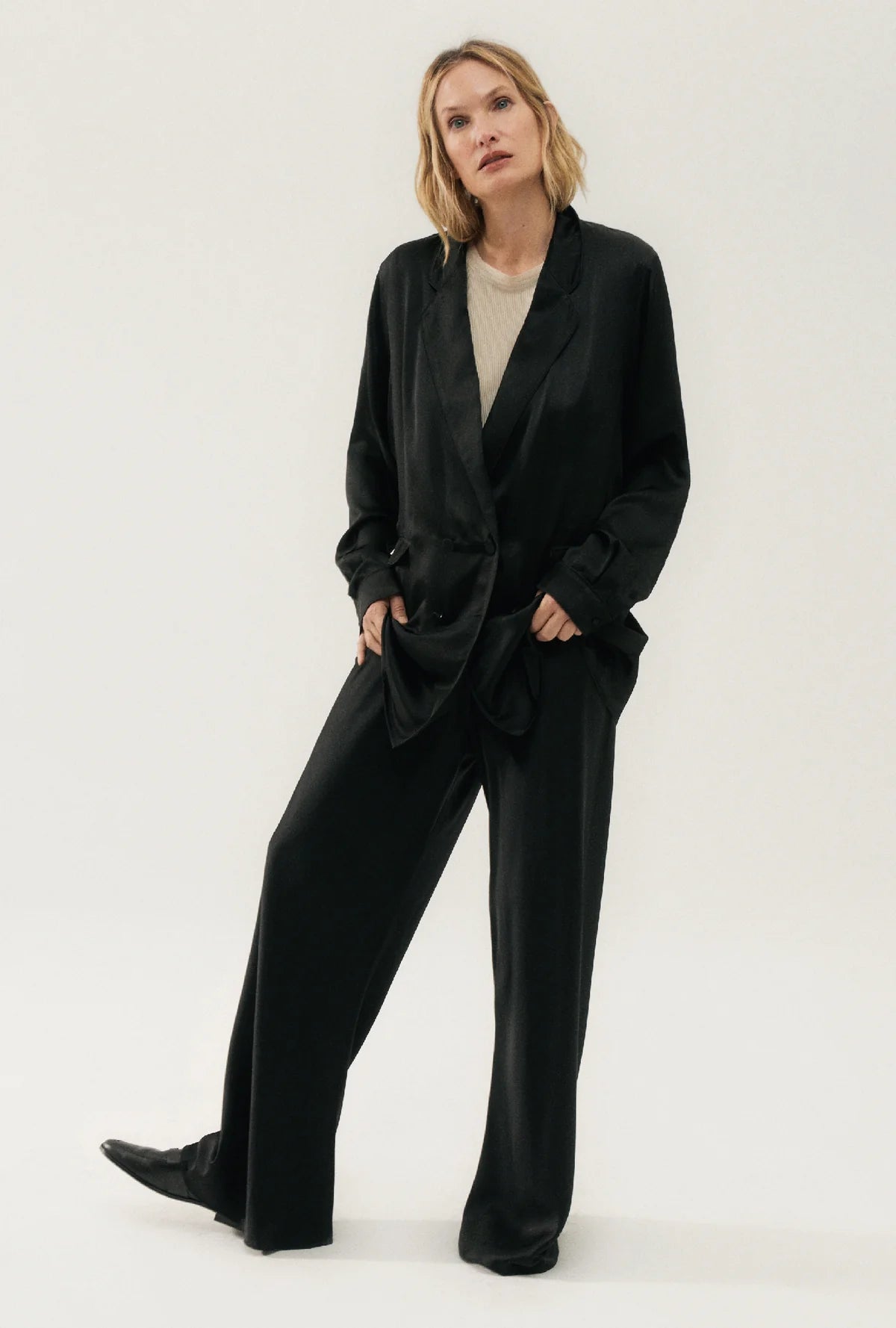 Relaxed Blazer Black