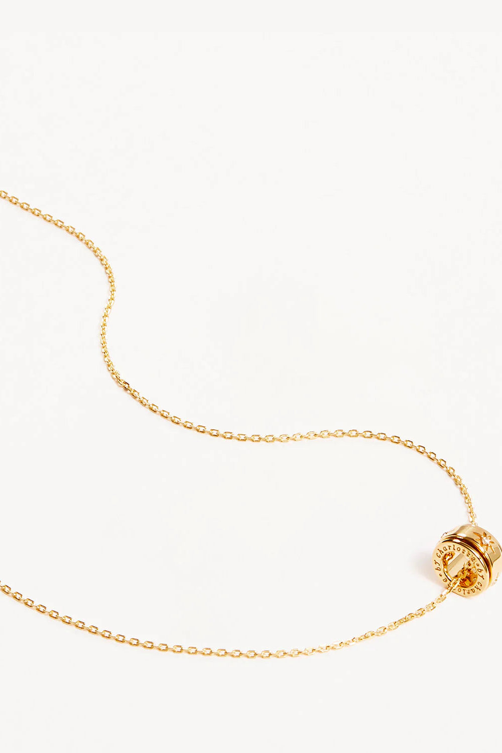 I AM LOVED SPINNING MEDITATION NECKLACE - 18KT VERMEIL GOLD