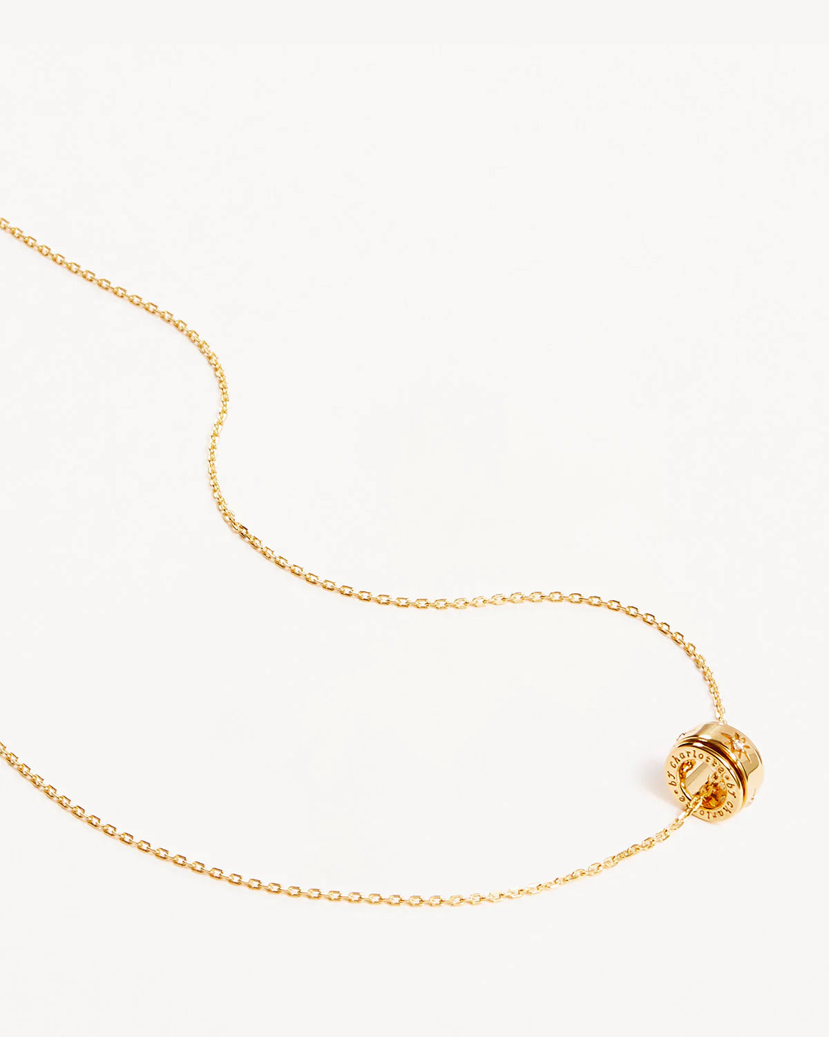 I AM LOVED SPINNING MEDITATION NECKLACE - 18KT VERMEIL GOLD