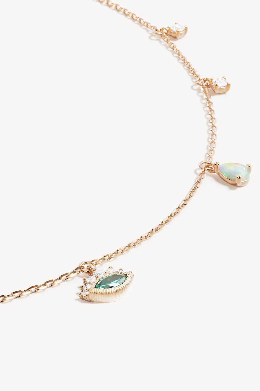 Hope and Protection Necklace - 18k Gold Vermeil