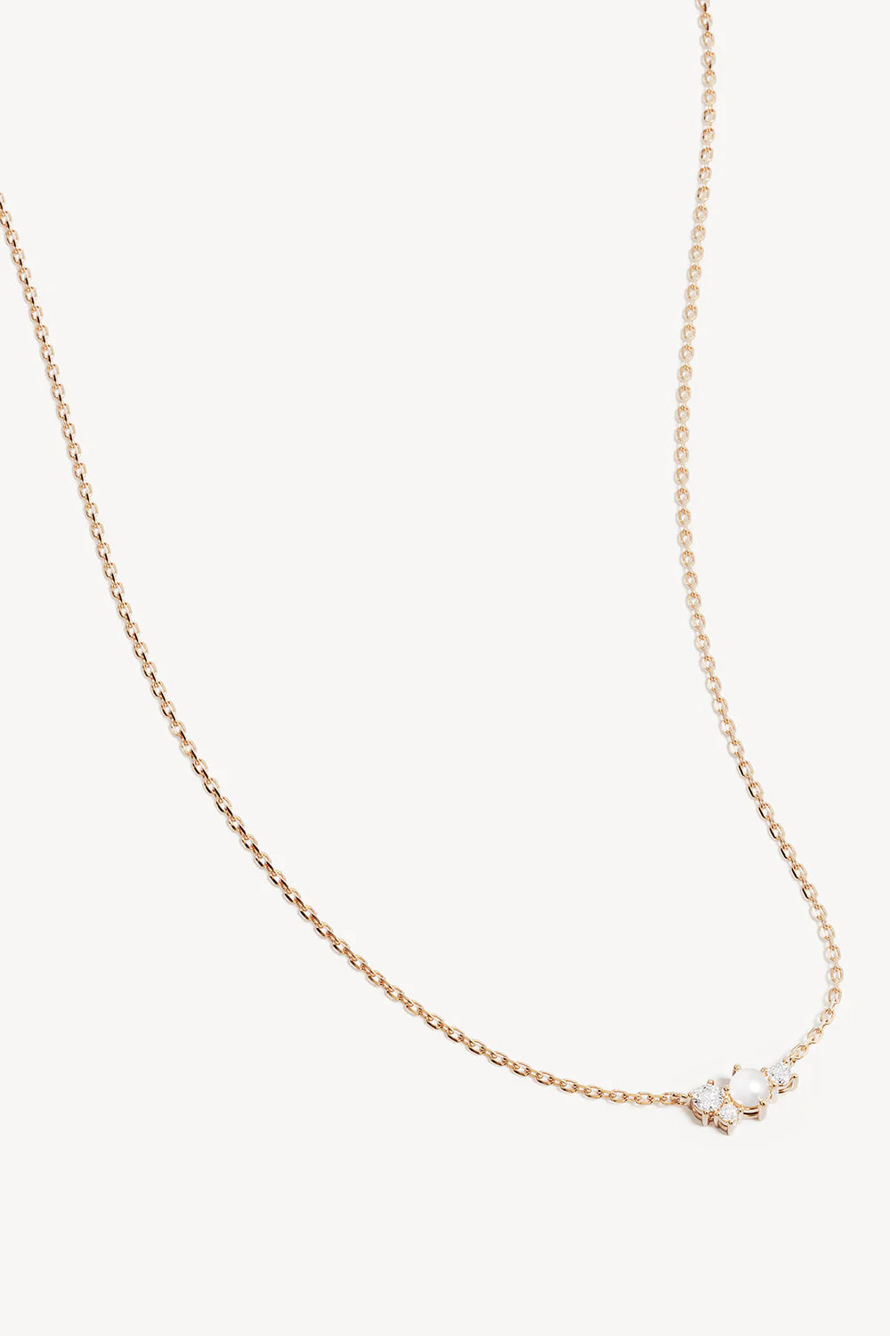 18k Gold Vermeil Love in Stillness Pearl Necklace