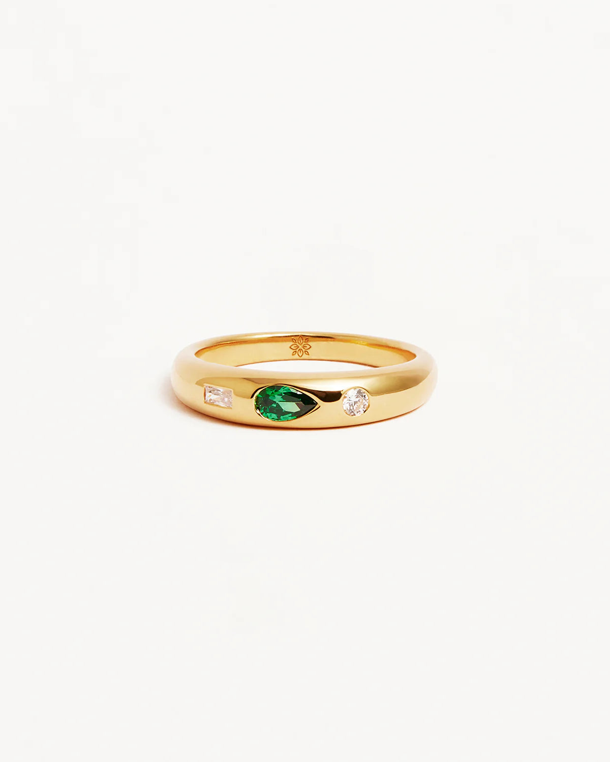 18k Gold Vermeil Magnetic Soul Ring