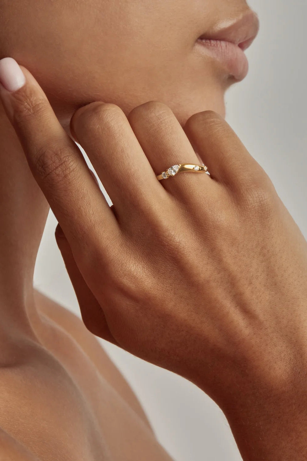 Chasing Tides Ring - 18k Gold Vermeil