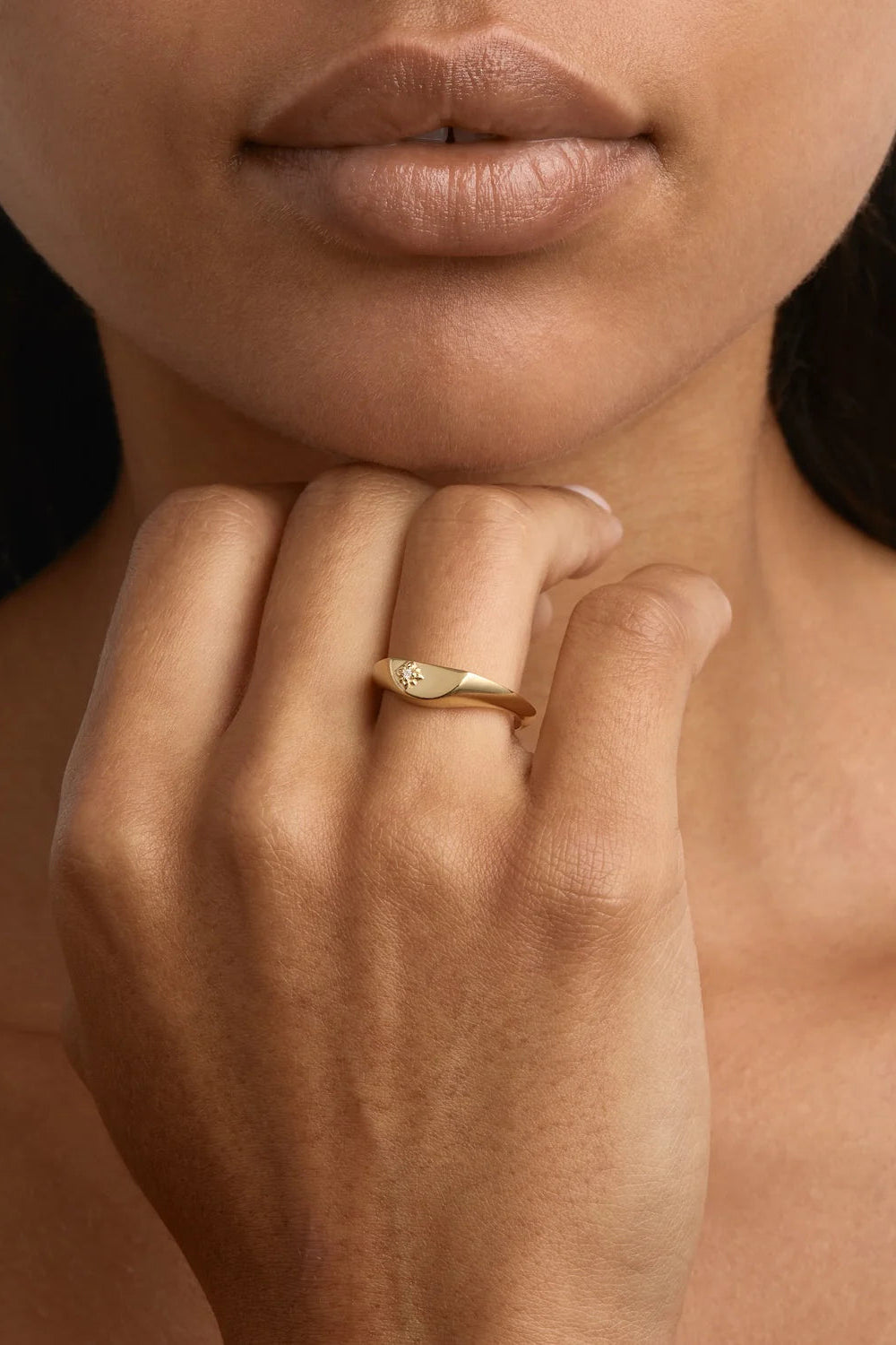 Lotus Ring 18k Gold Vermeil