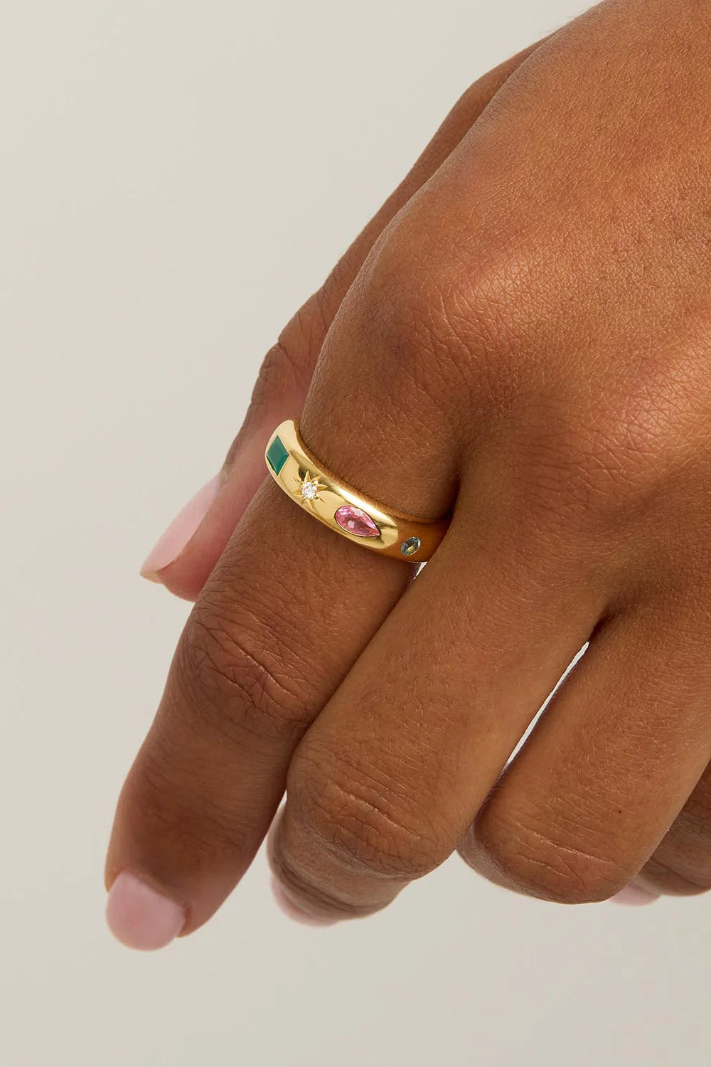 Connect To Universe Ring - 18k Gold Vermeil