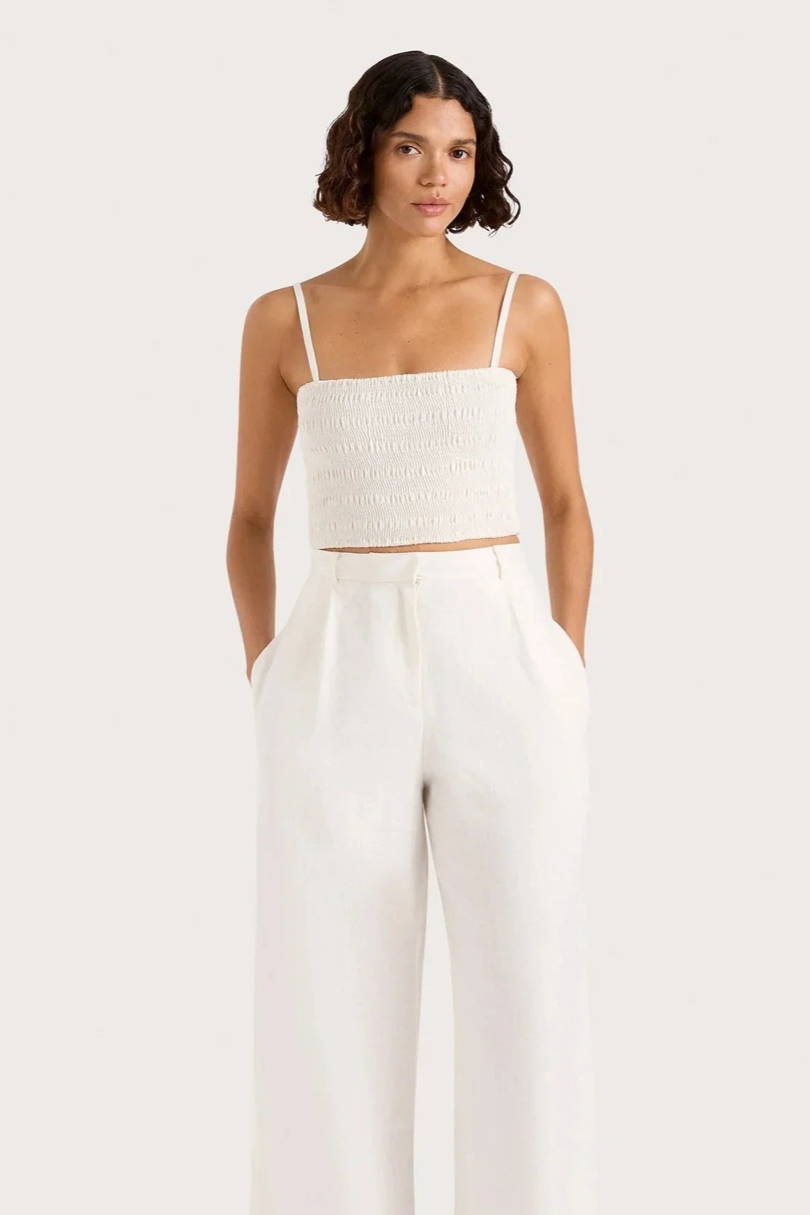SADIE TOP - WHITE