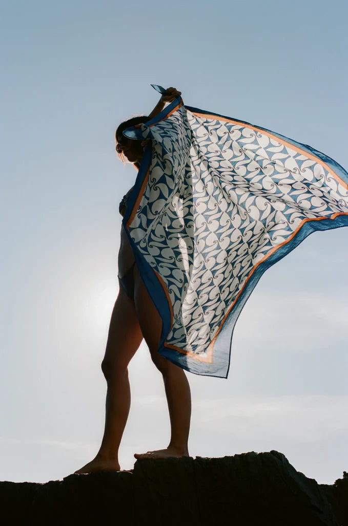 FLORENCE SARONG - SEA BLUE