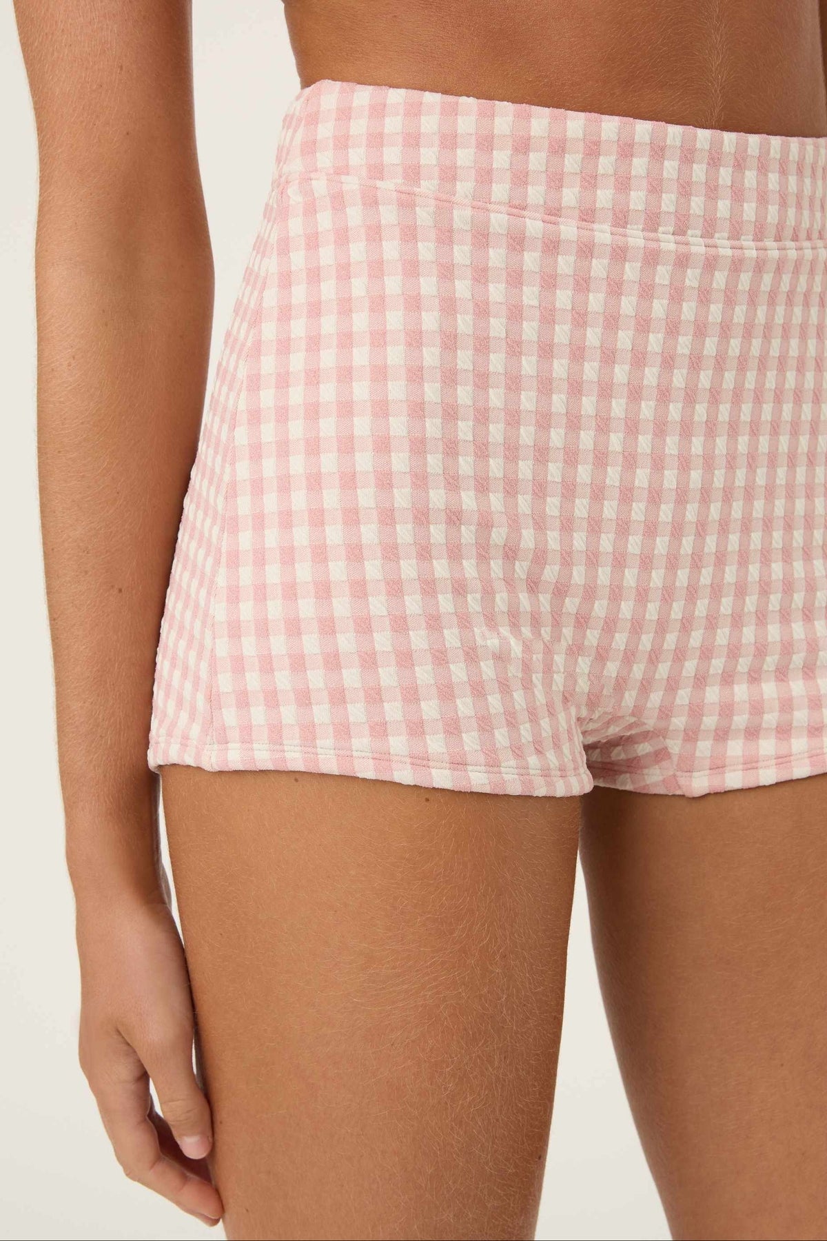 Quintessential Short - Blush Gingham