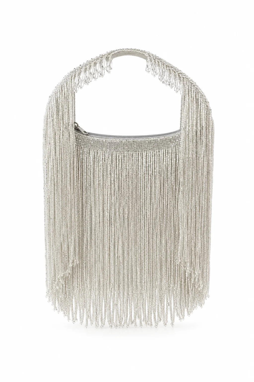 The Dolly Tassel Bag Silver