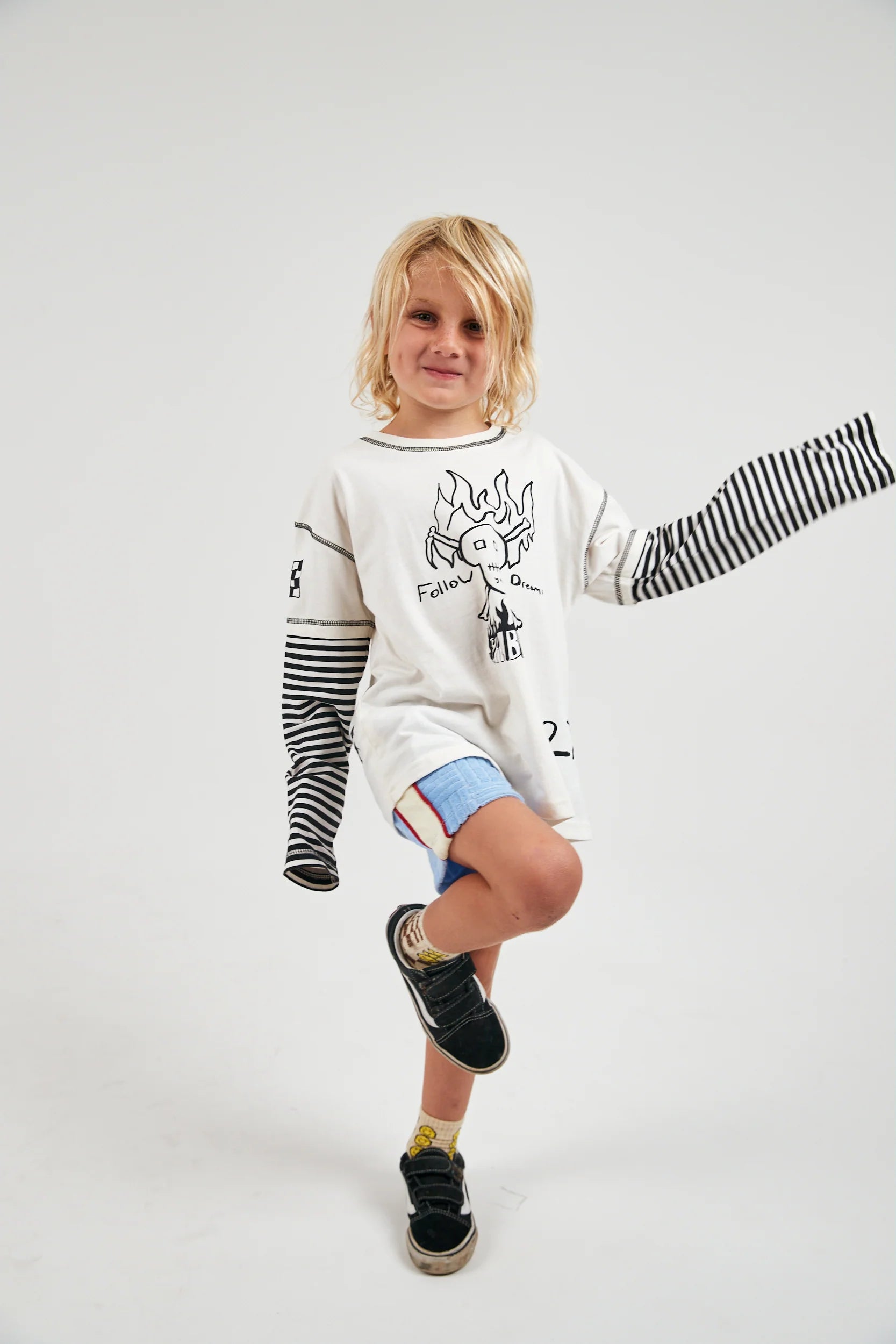 THE SKULL DREAMS KIDS LONG SLEEVE TEE