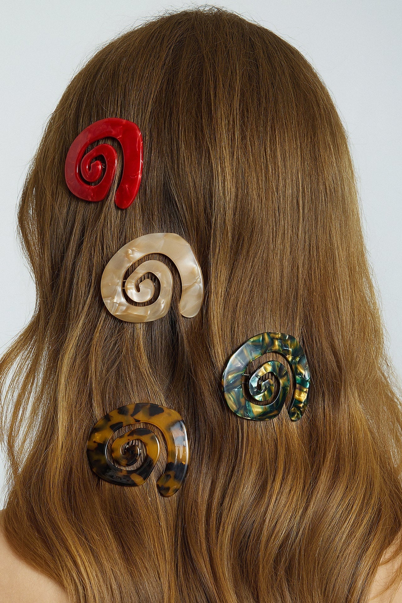 SWIRL TIGE BOULE - GREEN TORTOISESHELL