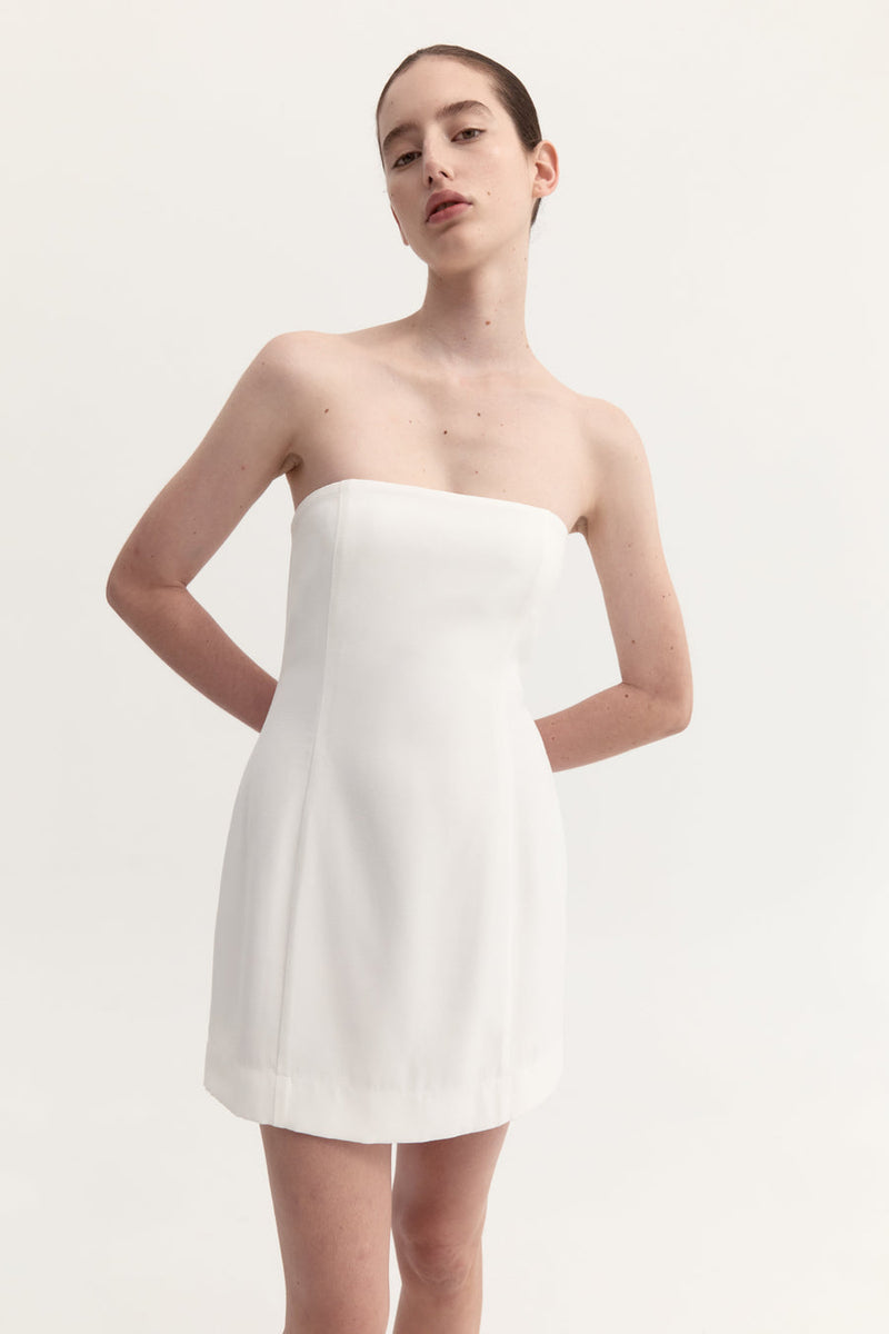 VALERIA MINI DRESS - WHITE