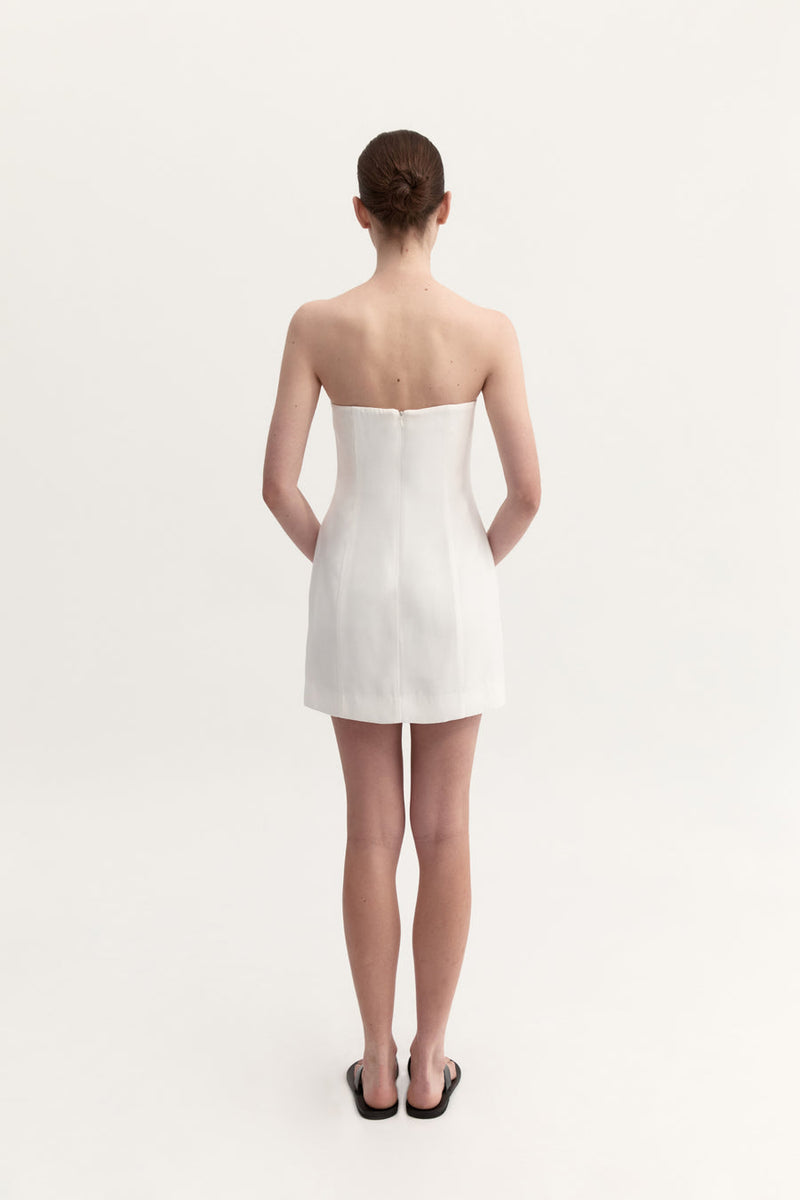 VALERIA MINI DRESS - WHITE