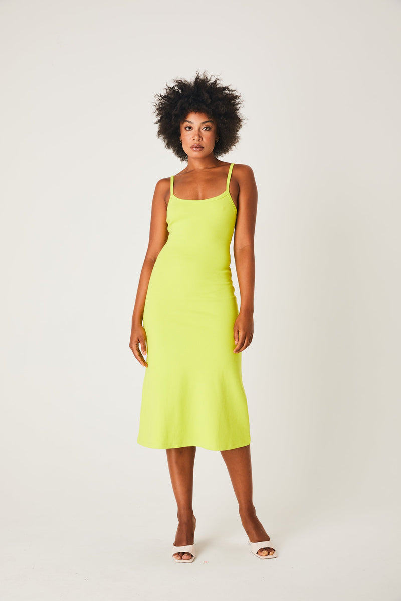 MIDI A LINE DRESS - SPLICE